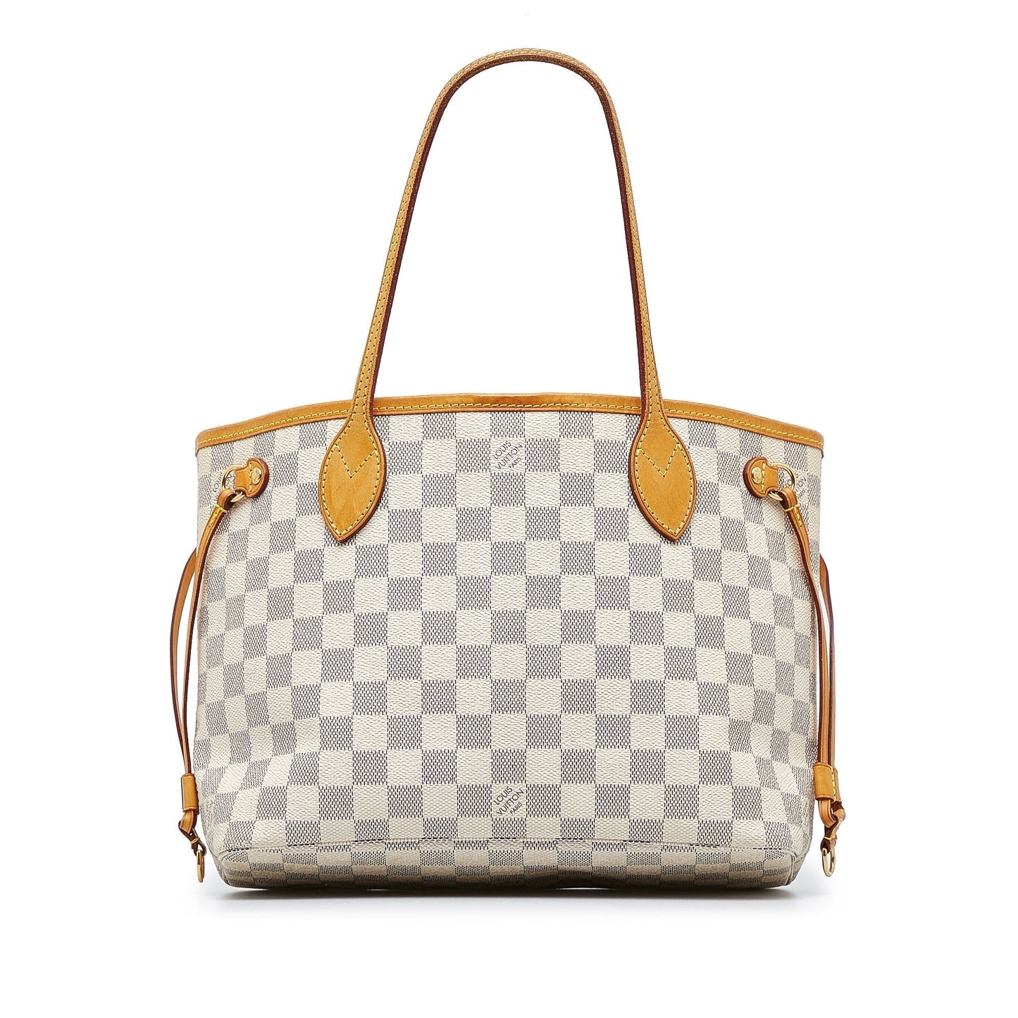LOUIS VUITTON Damier Azur Neverfull PM Tote Bag