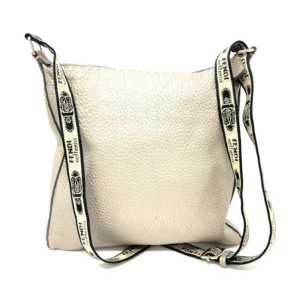 FENDI Shoulder Bag leather Metallic color Celeria Women