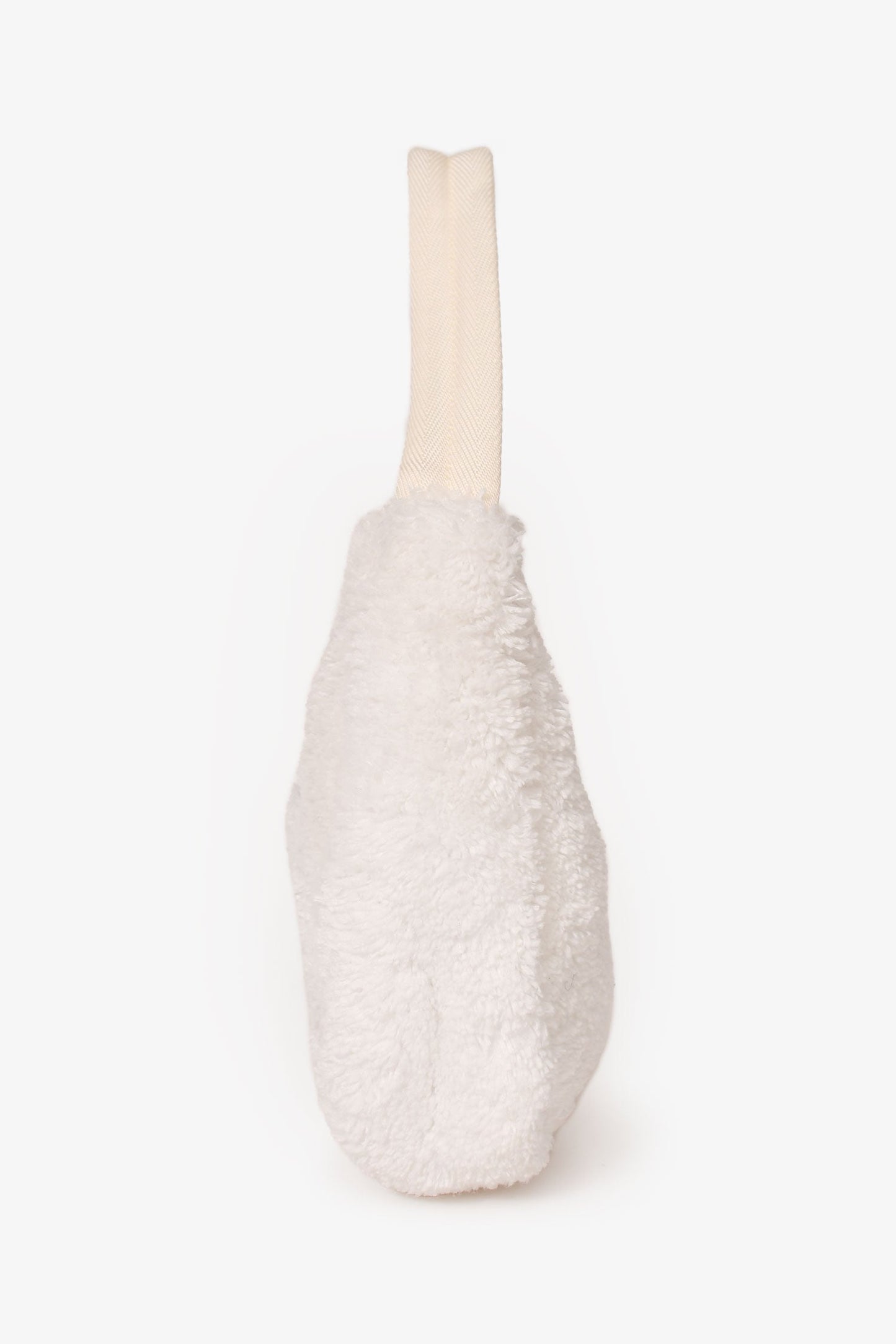 Prada White Terry Cloth Re-Edition 2000 Shoulder Bag