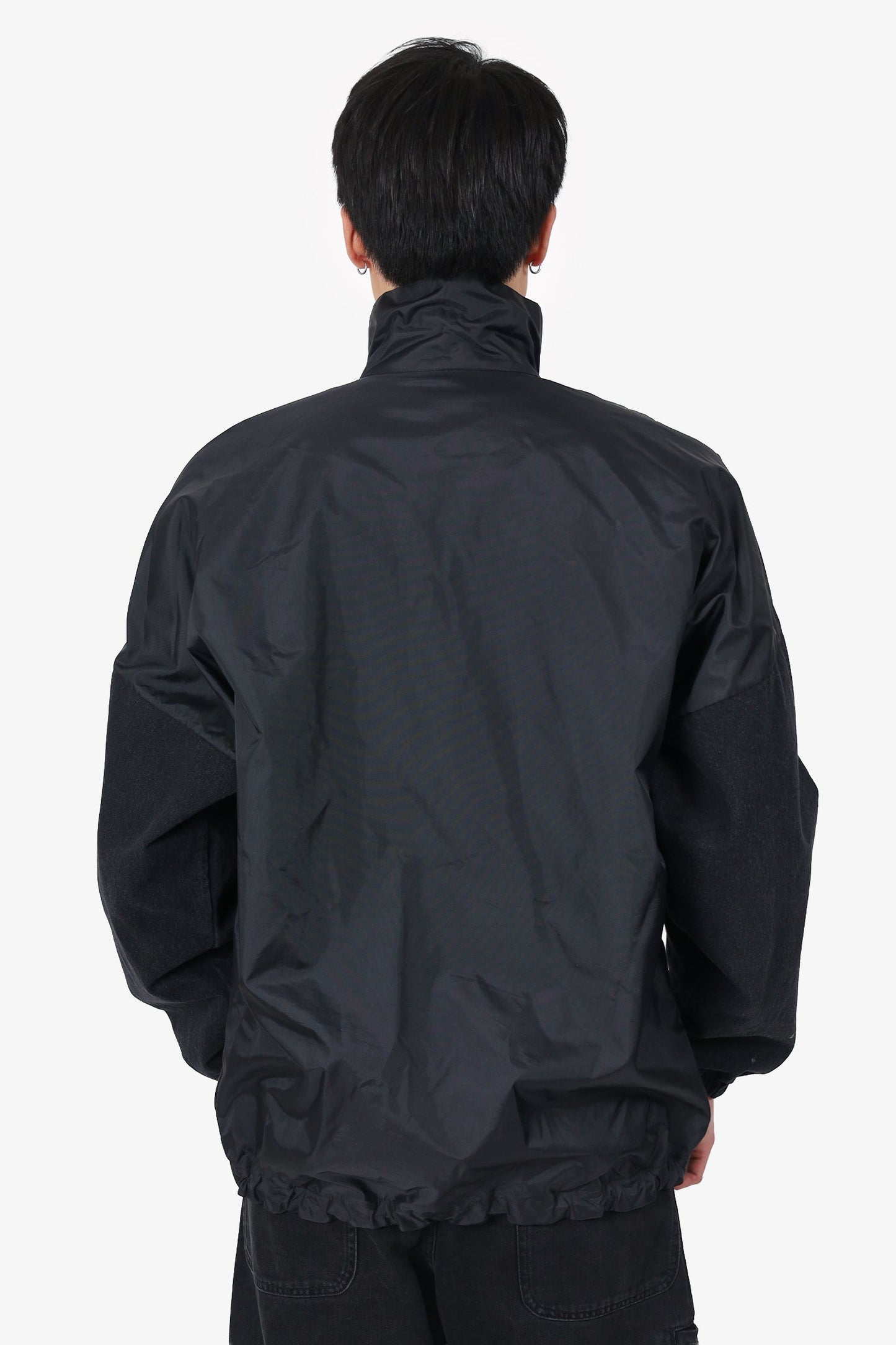 Balenciaga Black/White Denim Logo Jacket Size 34 Mens