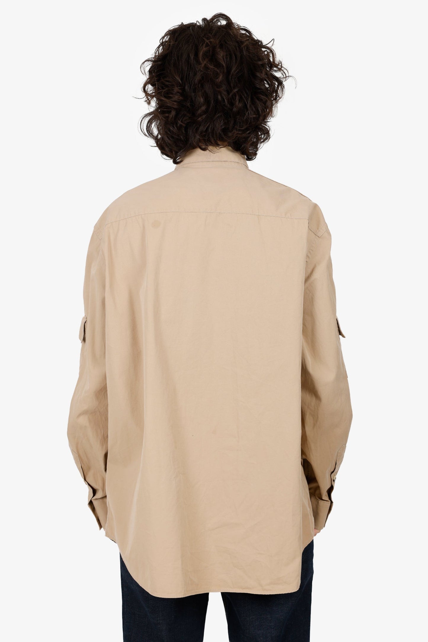 Burberry Tan Crawford Button Down Shirt Size XXL Mens