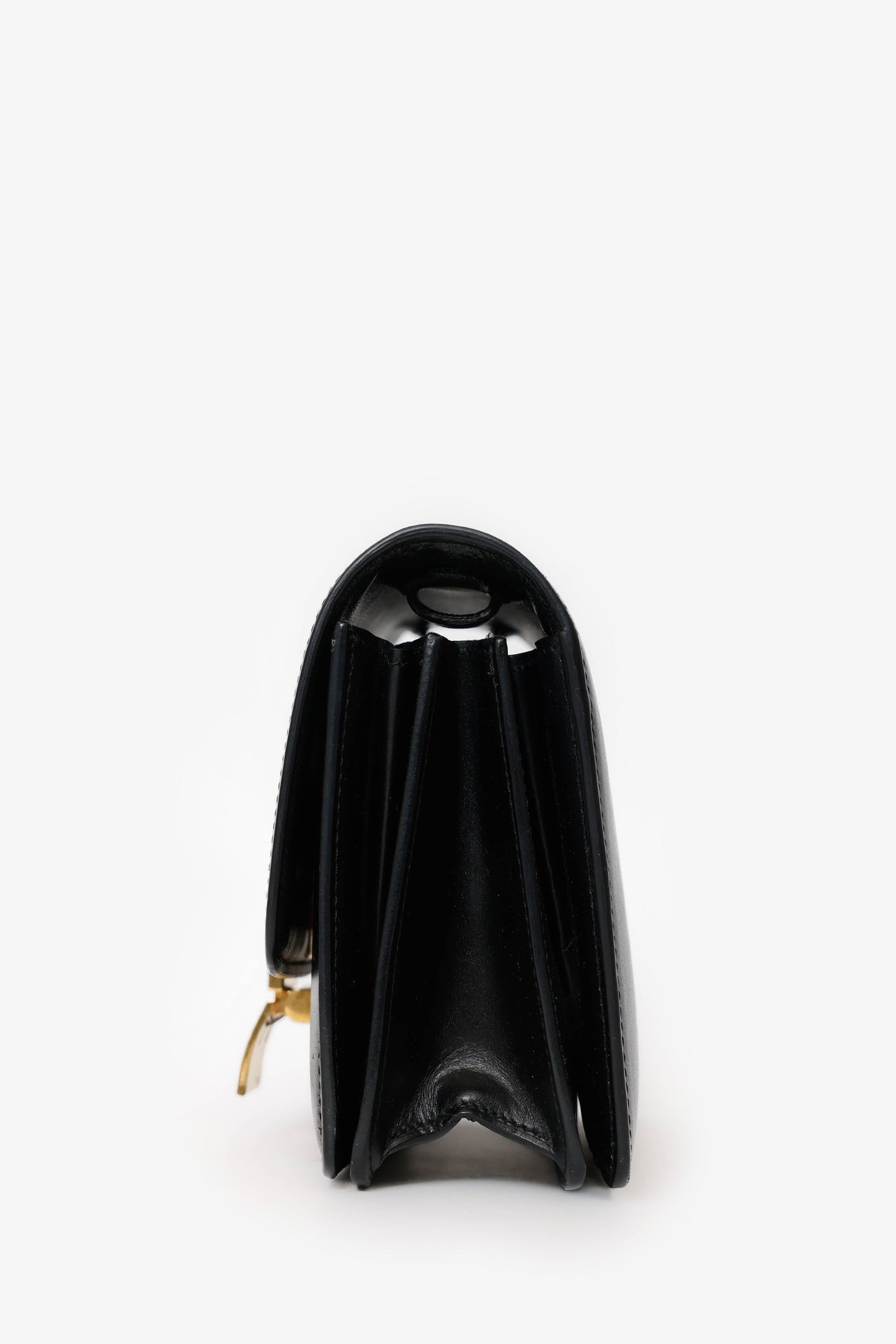 Celine Black Leather Small Crossbody Box Bag