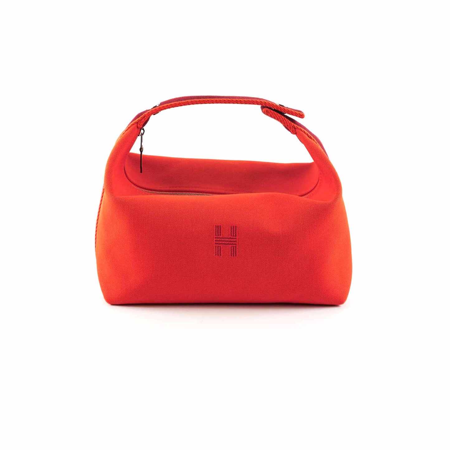 Hermes Bride a Brac Orange Burgundy Canvas