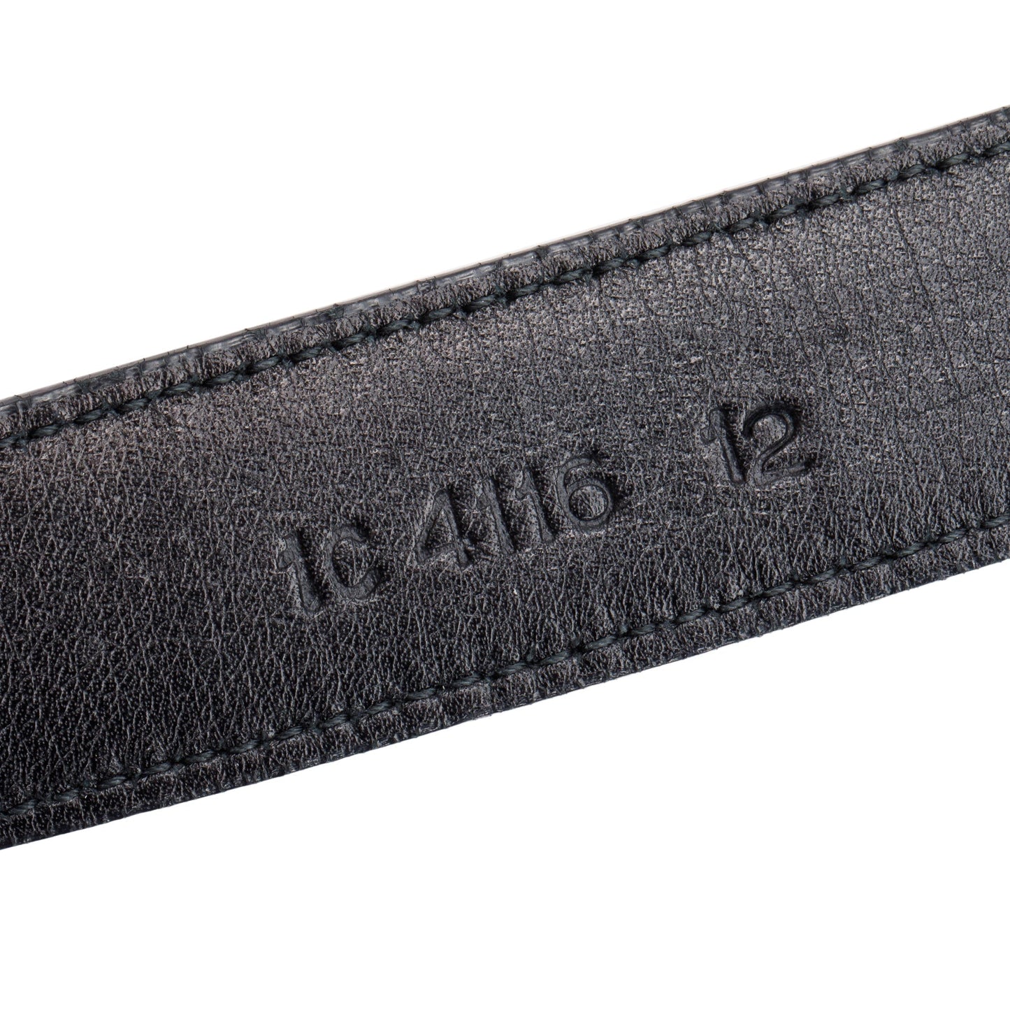 Prada Black Patent Leather Cystal Embellishment Enamel Logo Buckle Belt