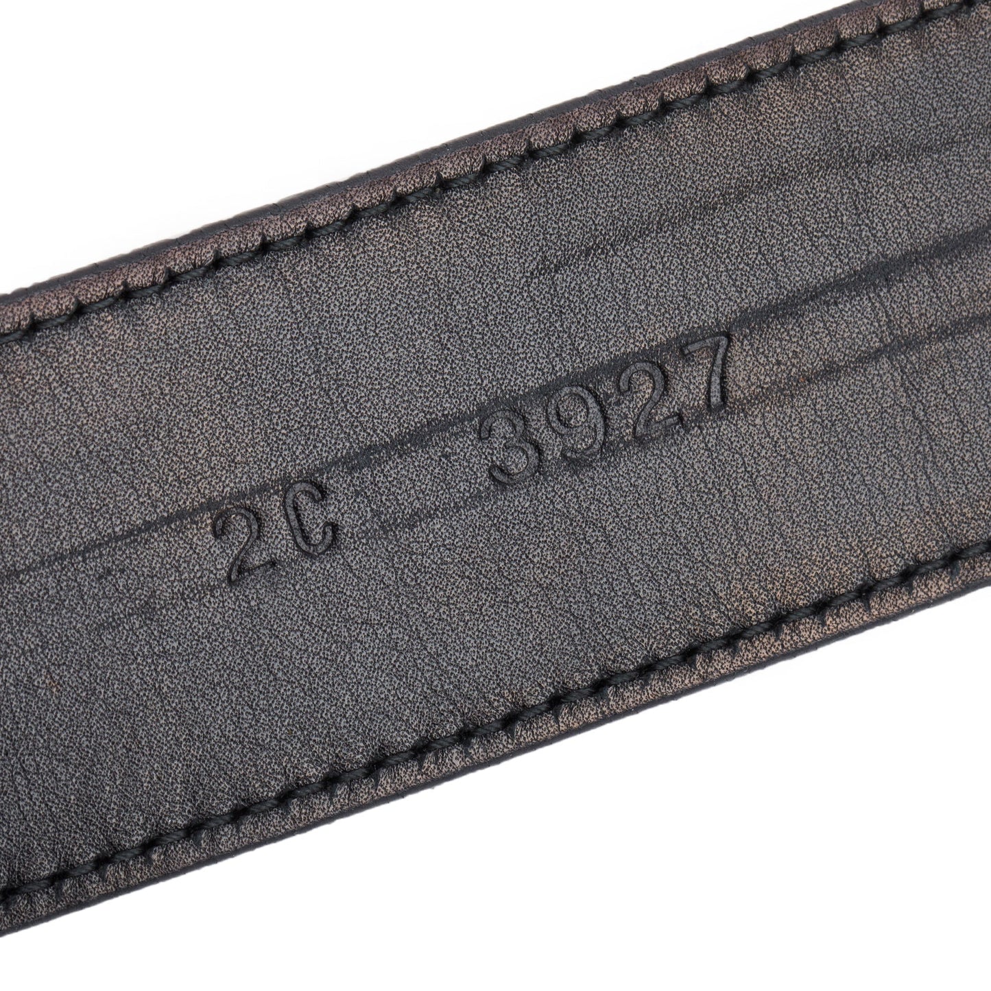 Prada Black Patent Leather Oval Buckle Belt