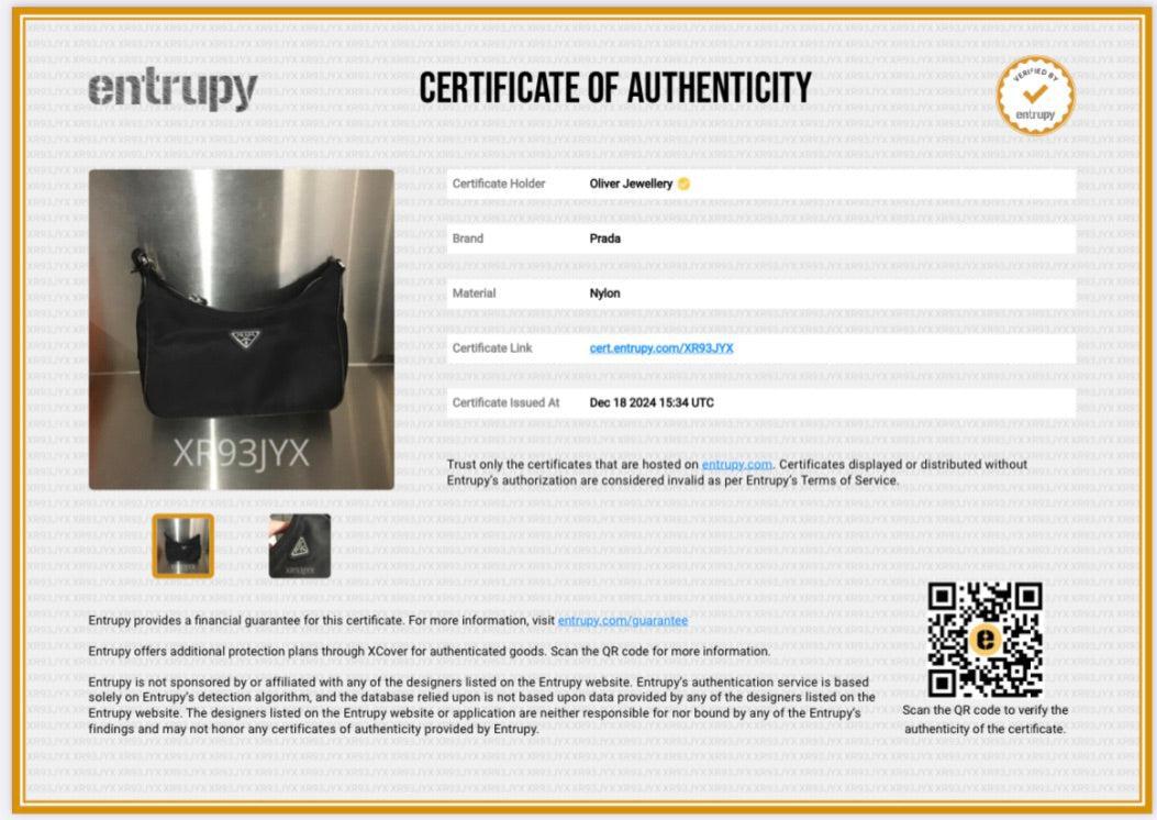 Prada Black Re-Edition 2005 Re-Nylon Shoulder Bag