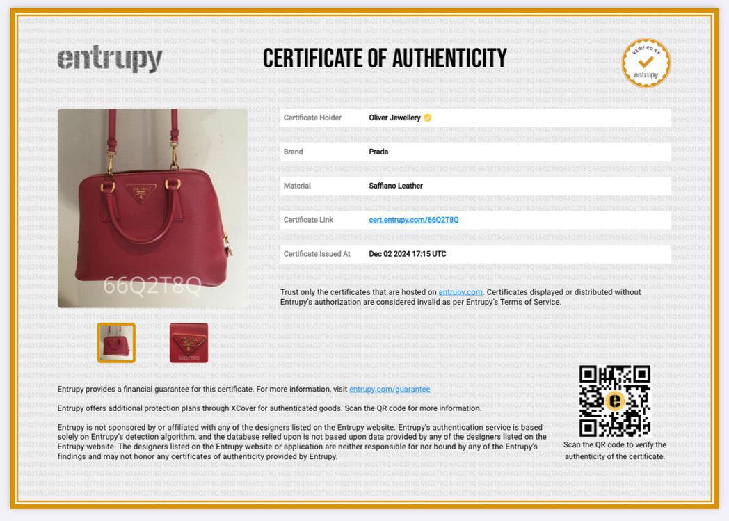 Prada Pink Saffiano Lux Small Promenade Tote