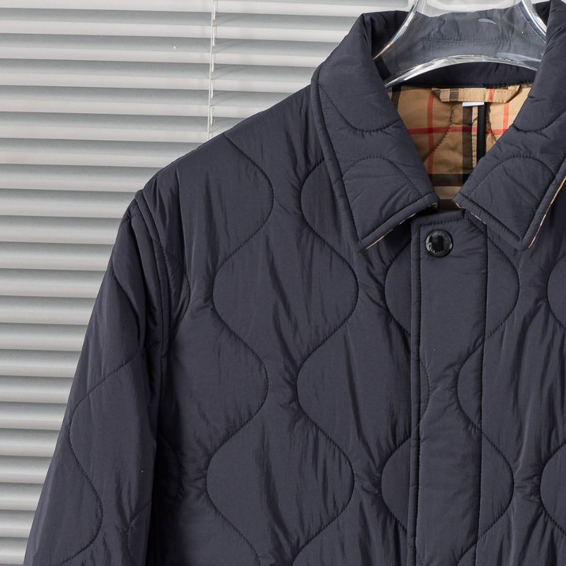 Burberry FW Wave-Quilted Lightweight Shirt Jacket