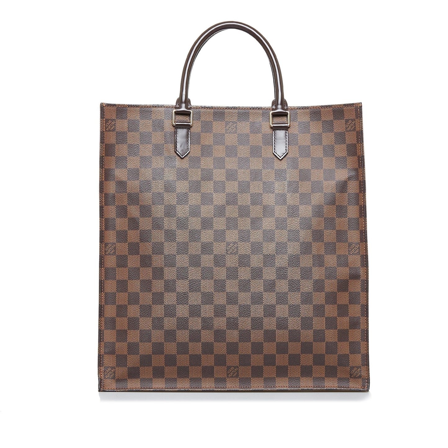 LOUIS VUITTON Damier Ebene Sac Plat Tote Bag