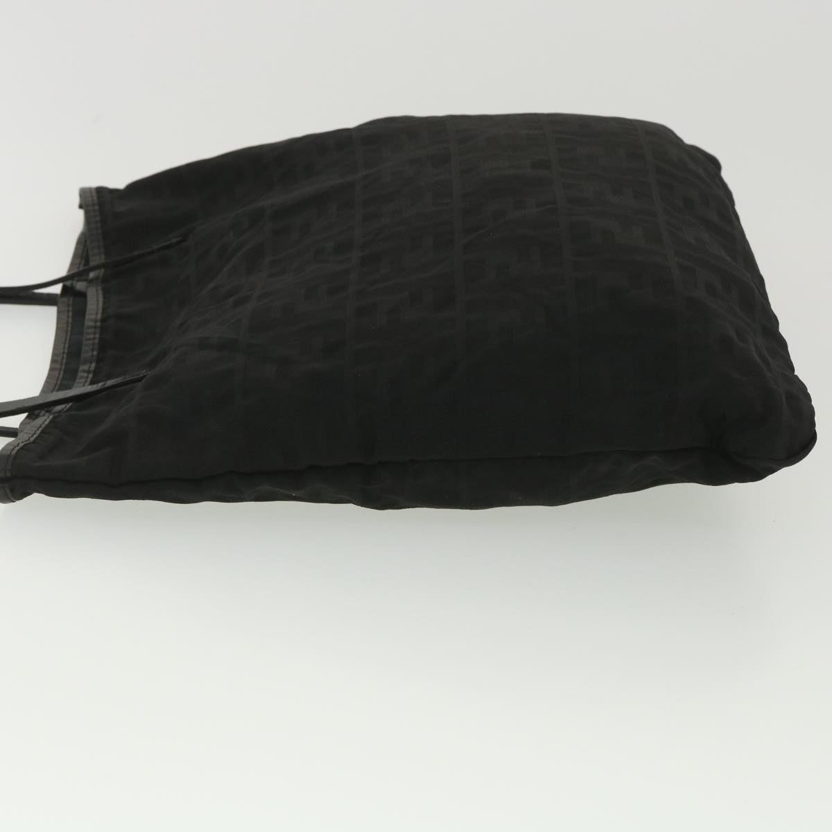 FENDI Zucca Canvas Tote Bag Black Brown ar9031