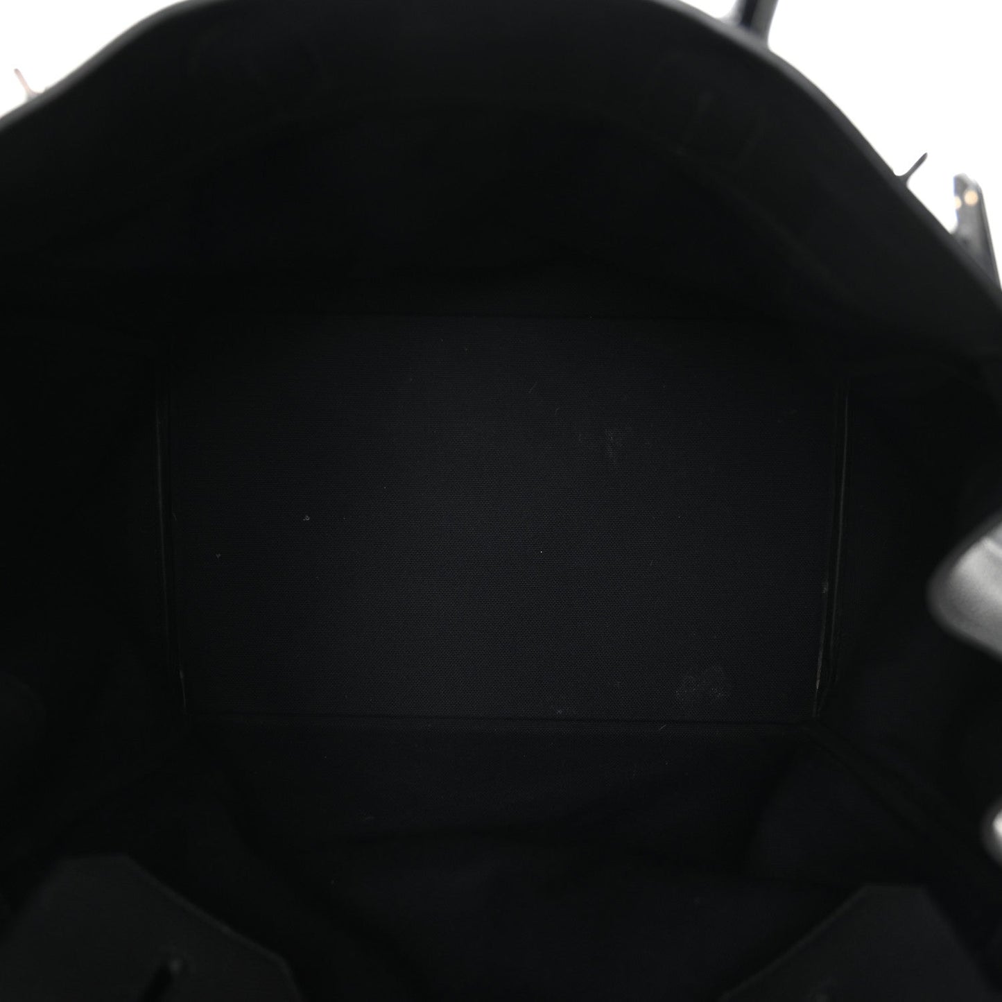 Hermes Togo Toile HAC Travel Birkin 40 Black