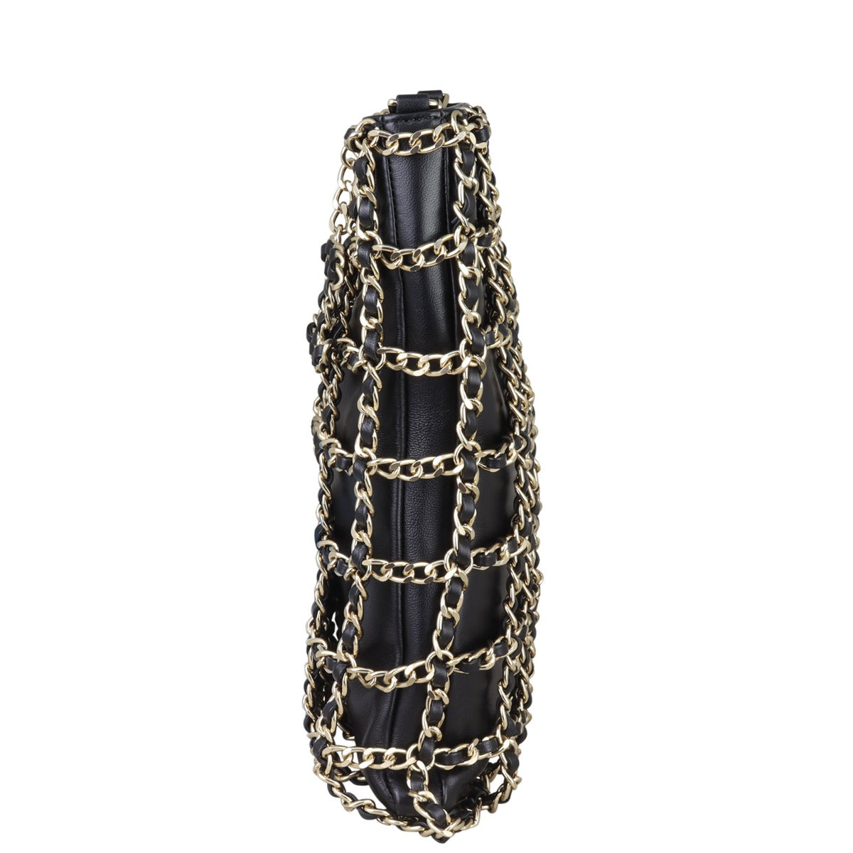 Chanel Lambskin Chain Net Shoulder Bag