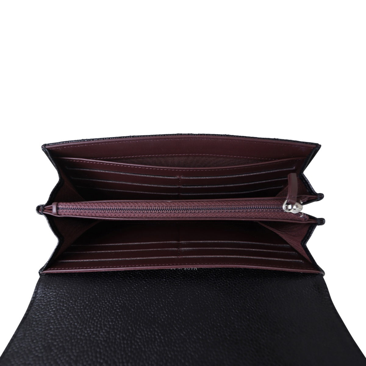 Chanel Classic Flap Long Wallet | Black Diamond Caviar