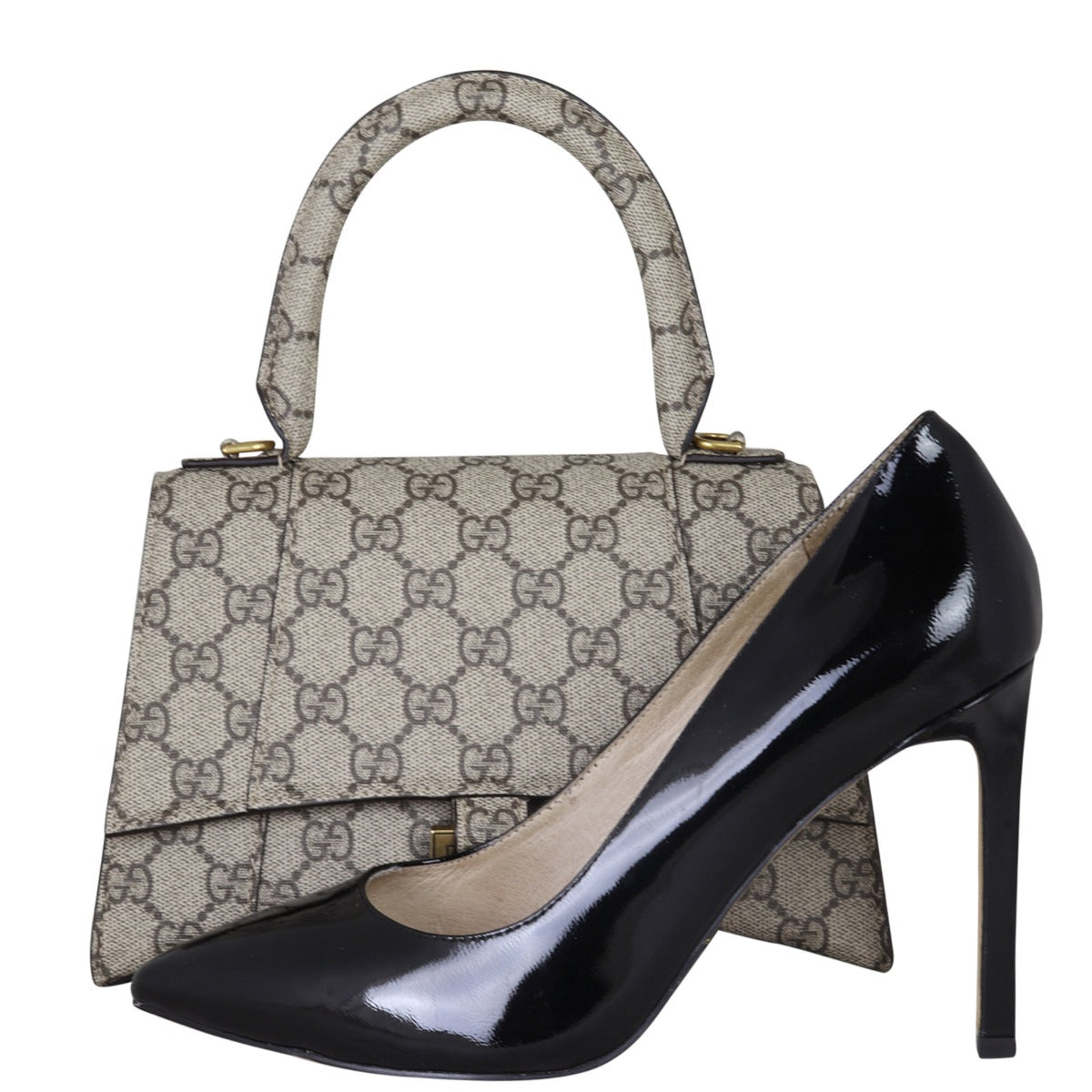 Gucci x Balenciaga The Hacker Project GG Supreme Hourglass Bag Small