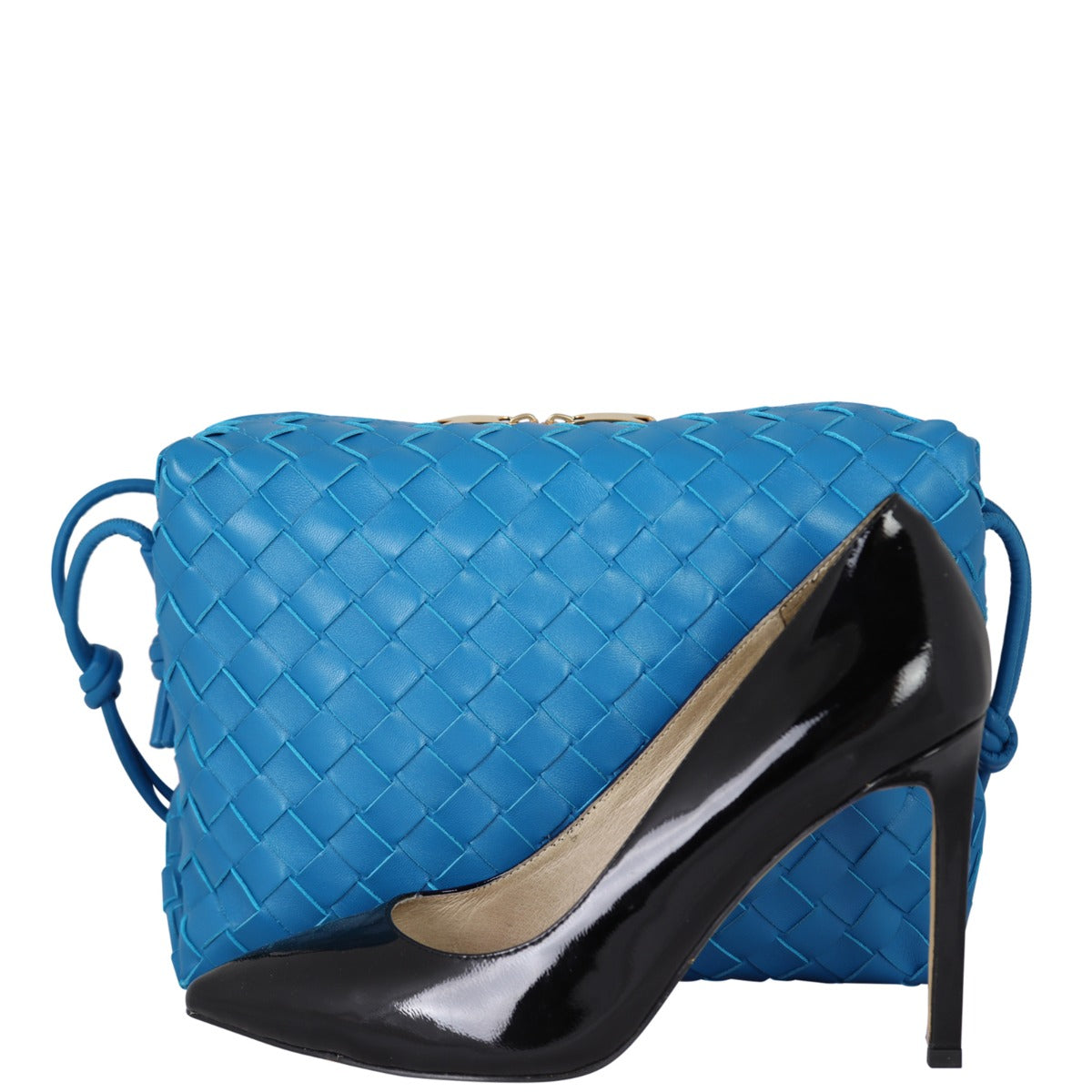 Bottega Veneta Intrecciato Loop Camera Bag Medium