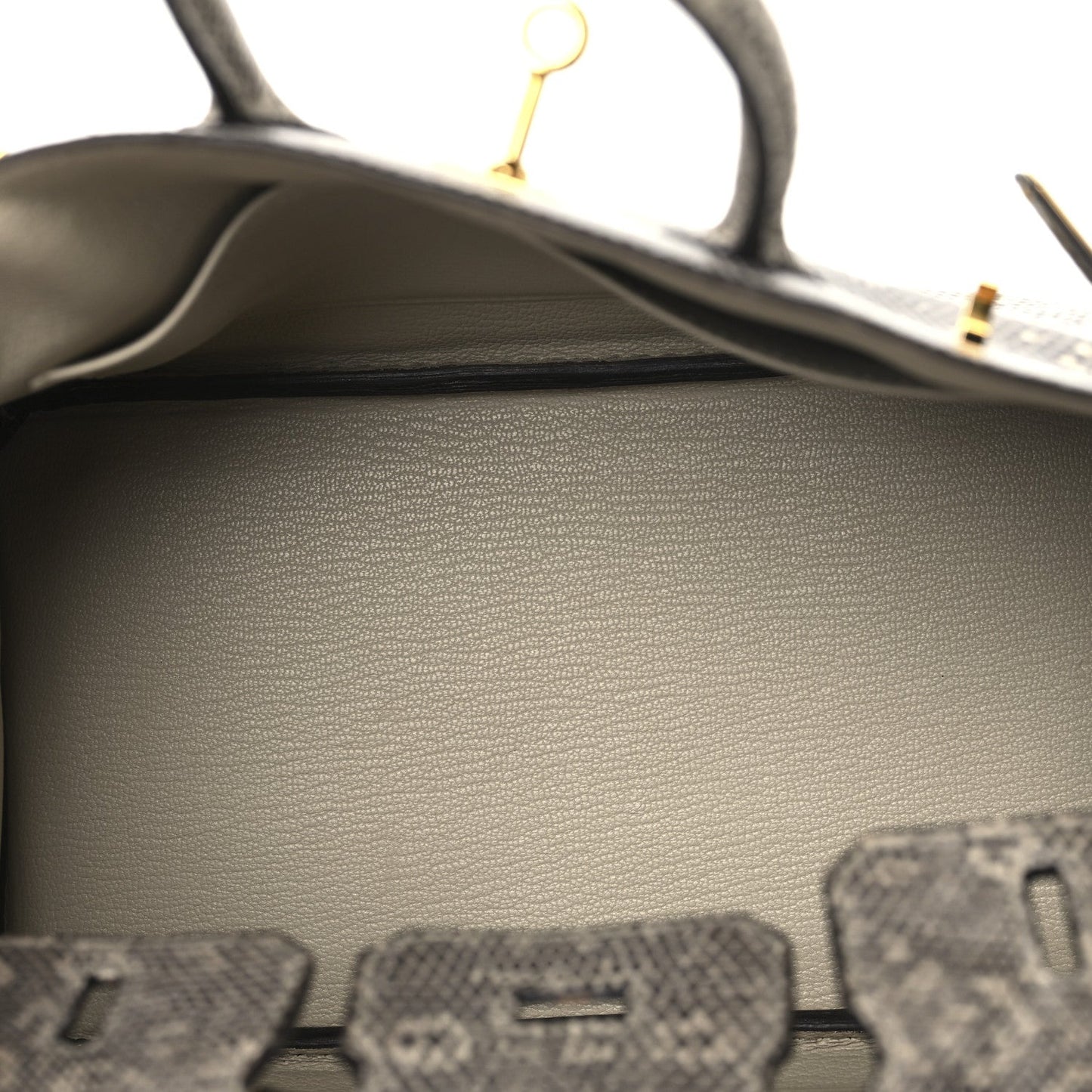 Hermes Lizard Birkin 25 Ombre