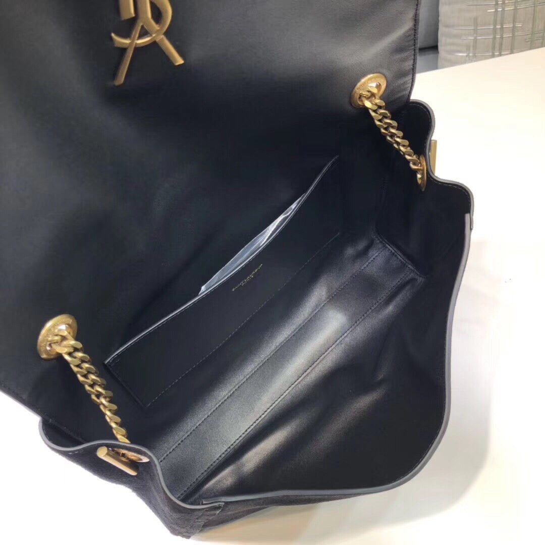 Top Quality Kate MeTop Qualityum Reversible Chain Bag Black For Women 28.5in/11.2cm YSL 5538040UD7W1000