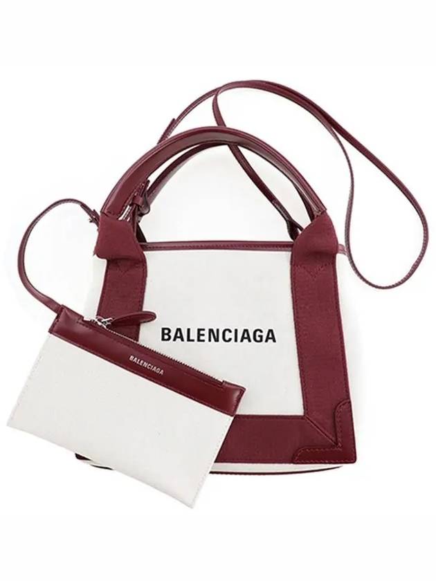 Luxury Balenciaga Trending 2025 Cabas XS Tote Bag Burgundy