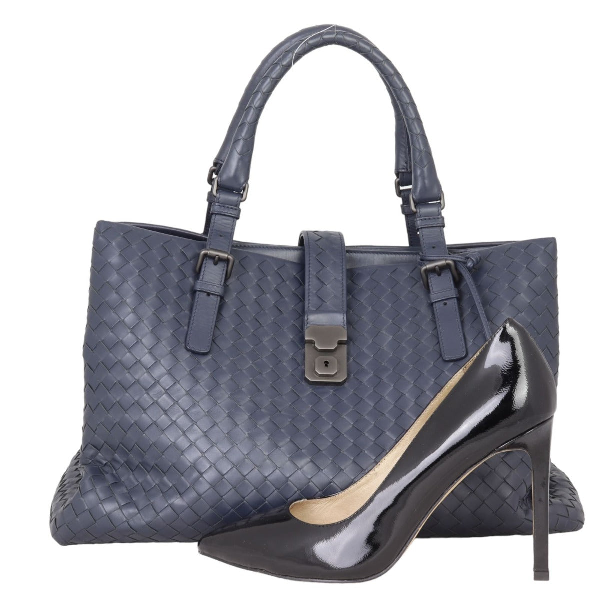Bottega Veneta Intrecciato Large Roma Satchel