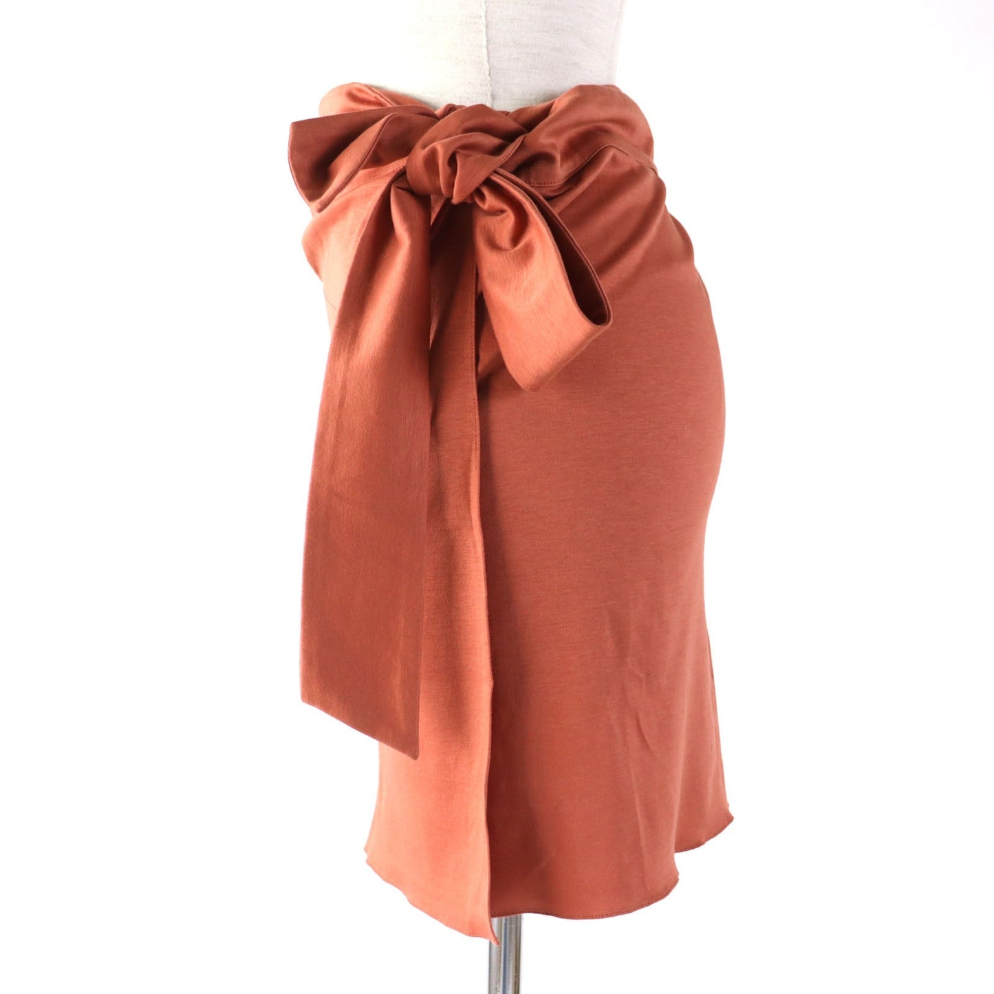 HERMES Wrap skirt cotton Brown type 34