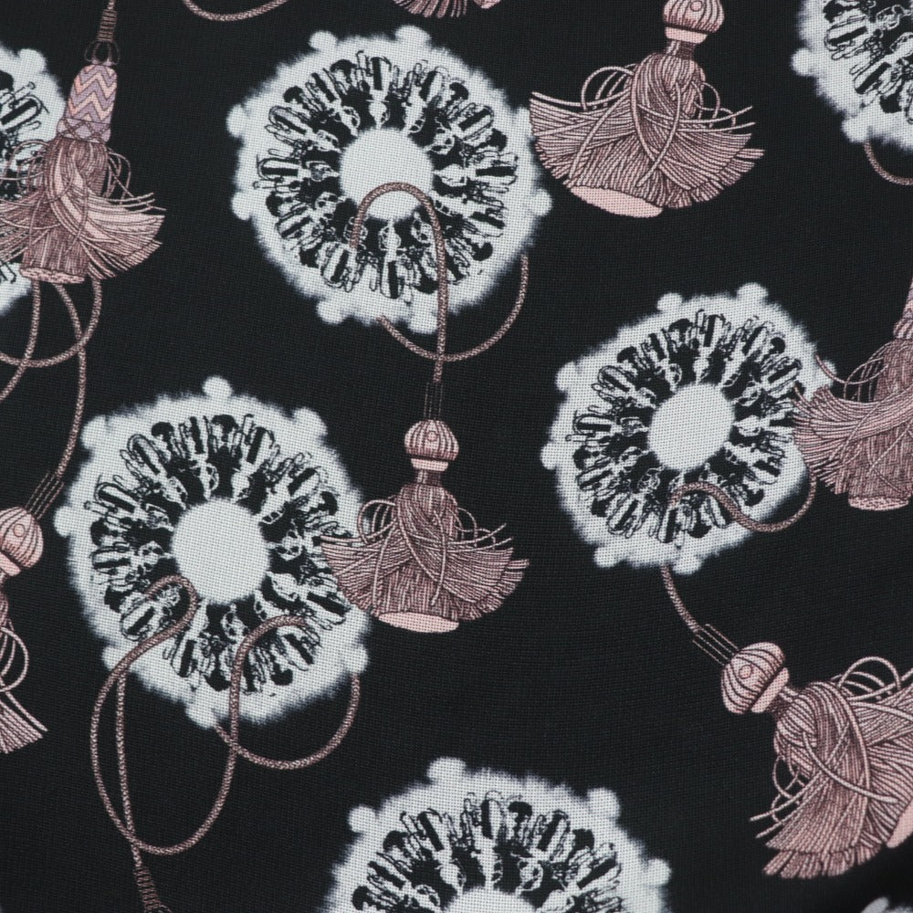 HERMES Wrap skirt 2E0312D2 silk multicolor liquetis Aquarelle 36