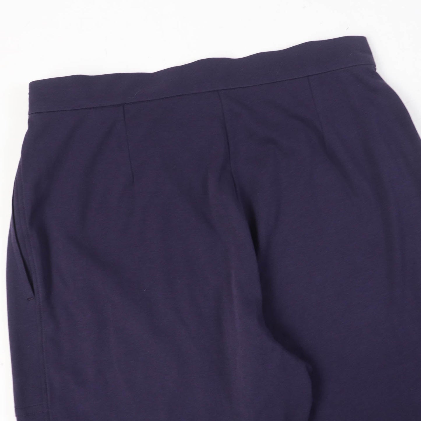 HERMES Wide pants cotton purple 36