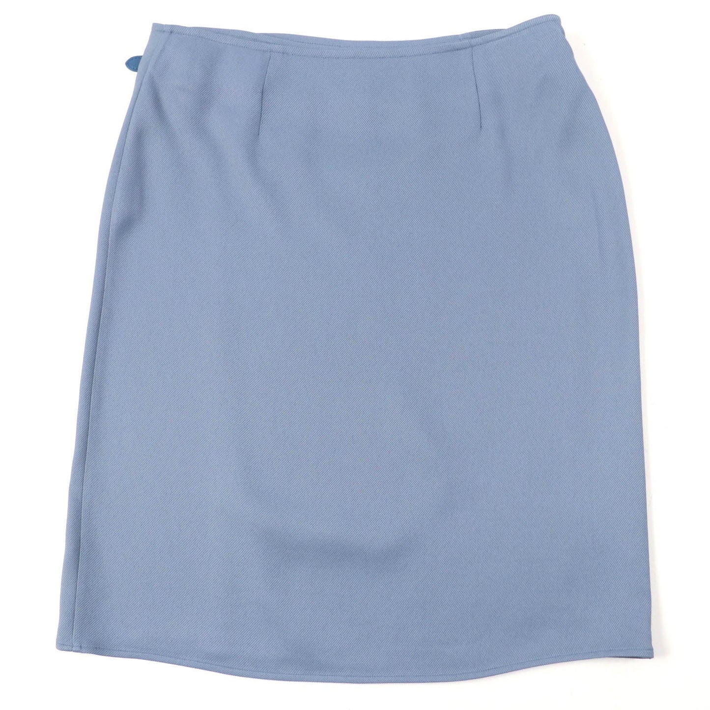 HERMES Wrap skirt Rayon Blue type 38