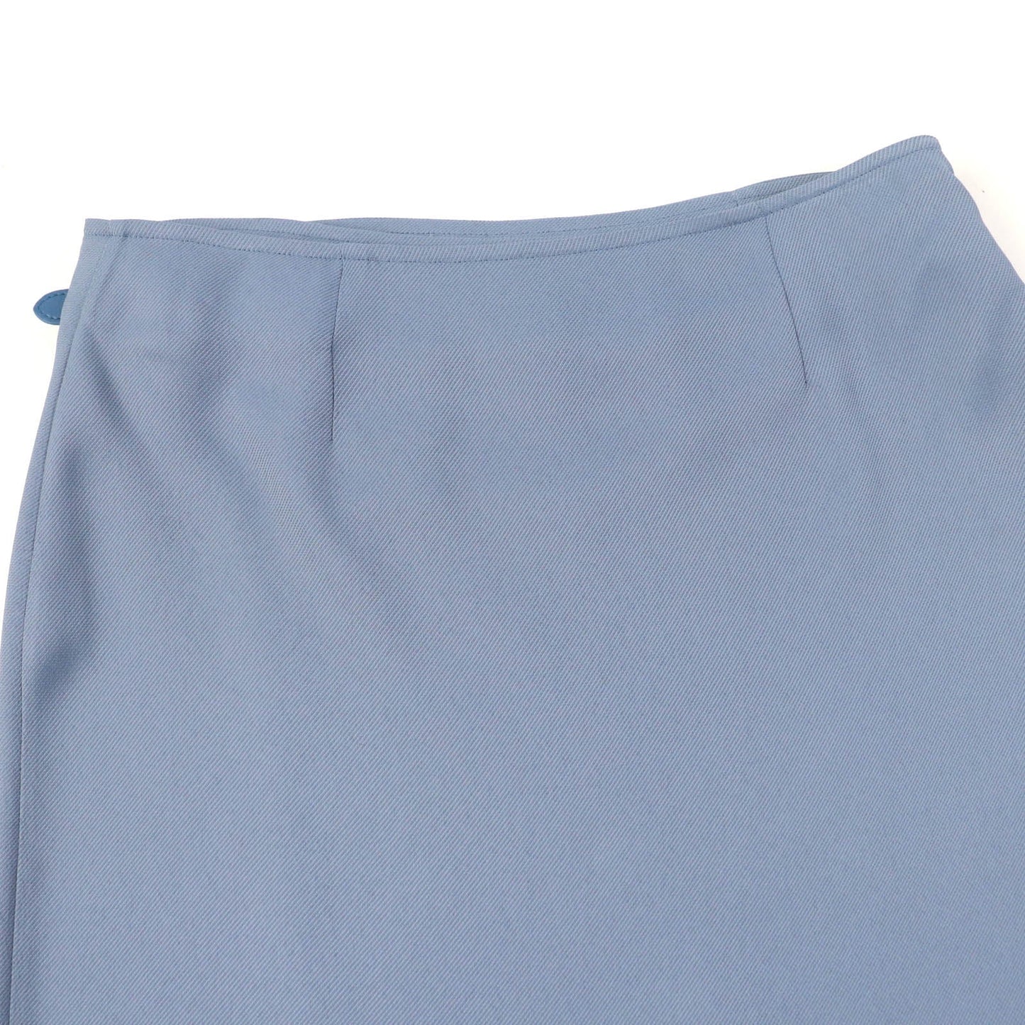 HERMES Wrap skirt Rayon Blue type 38