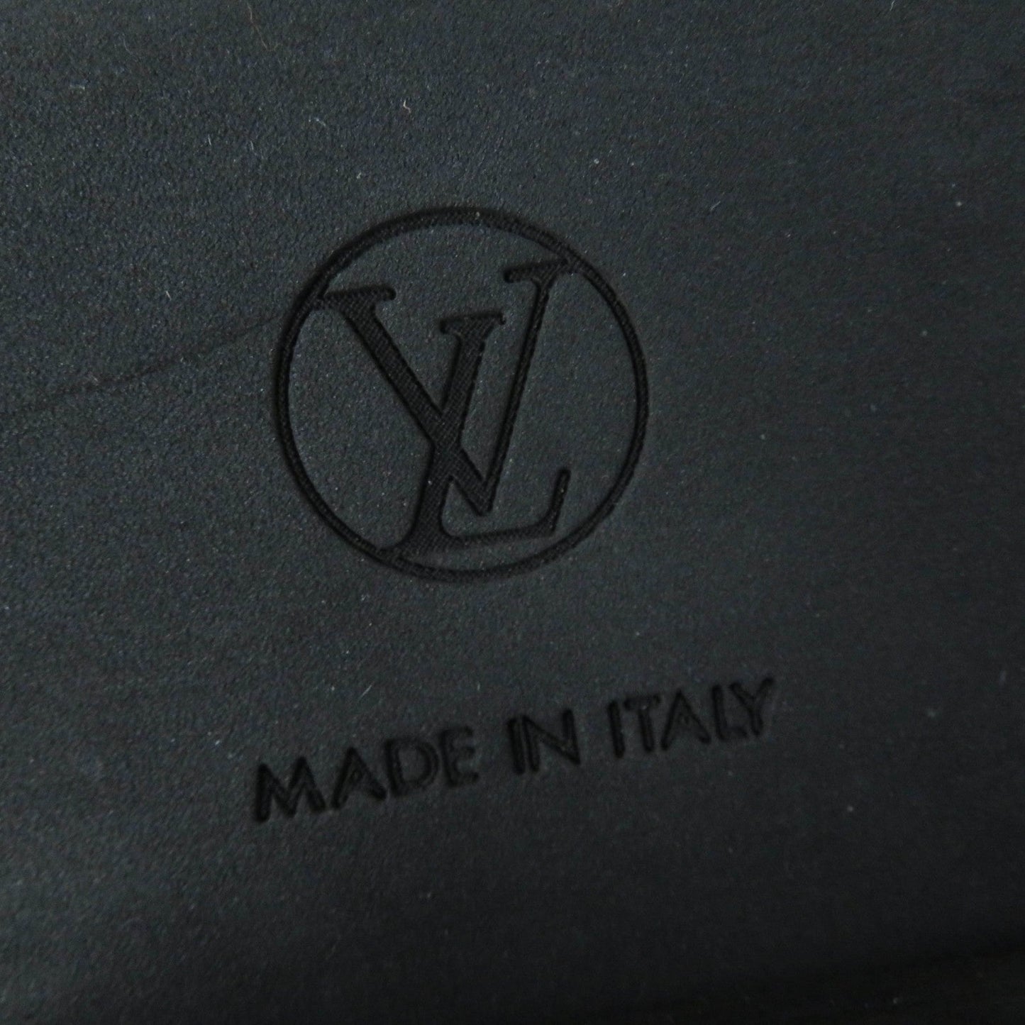 LOUIS VUITTON Ankle boots 1A8947 leather black LV Bobur Line 35.5