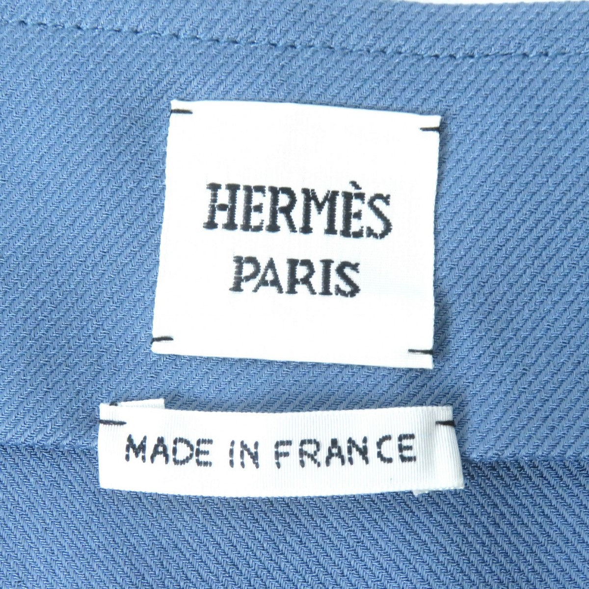 HERMES Wrap skirt 2E0315D8 Rayon Blue type 34