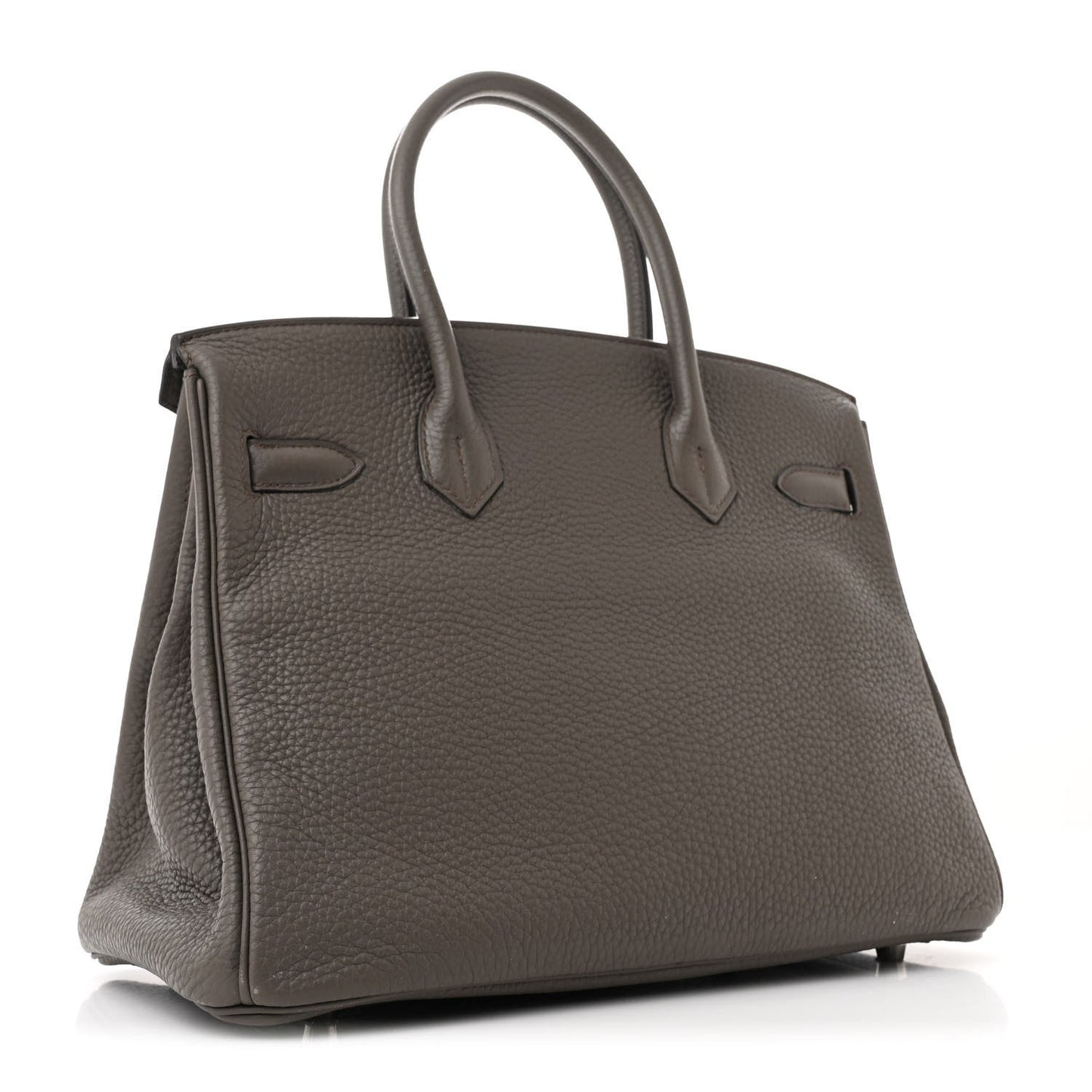 Hermes Taurillon Clemence Birkin 30 Etain