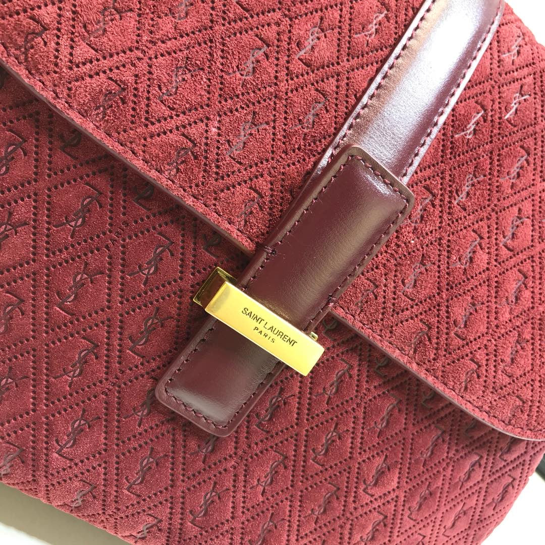 Top Quality Le Monogramme Small Satchel In Monogram Canvas And Smooth Bungurdy For Women 9in/23cm YSL