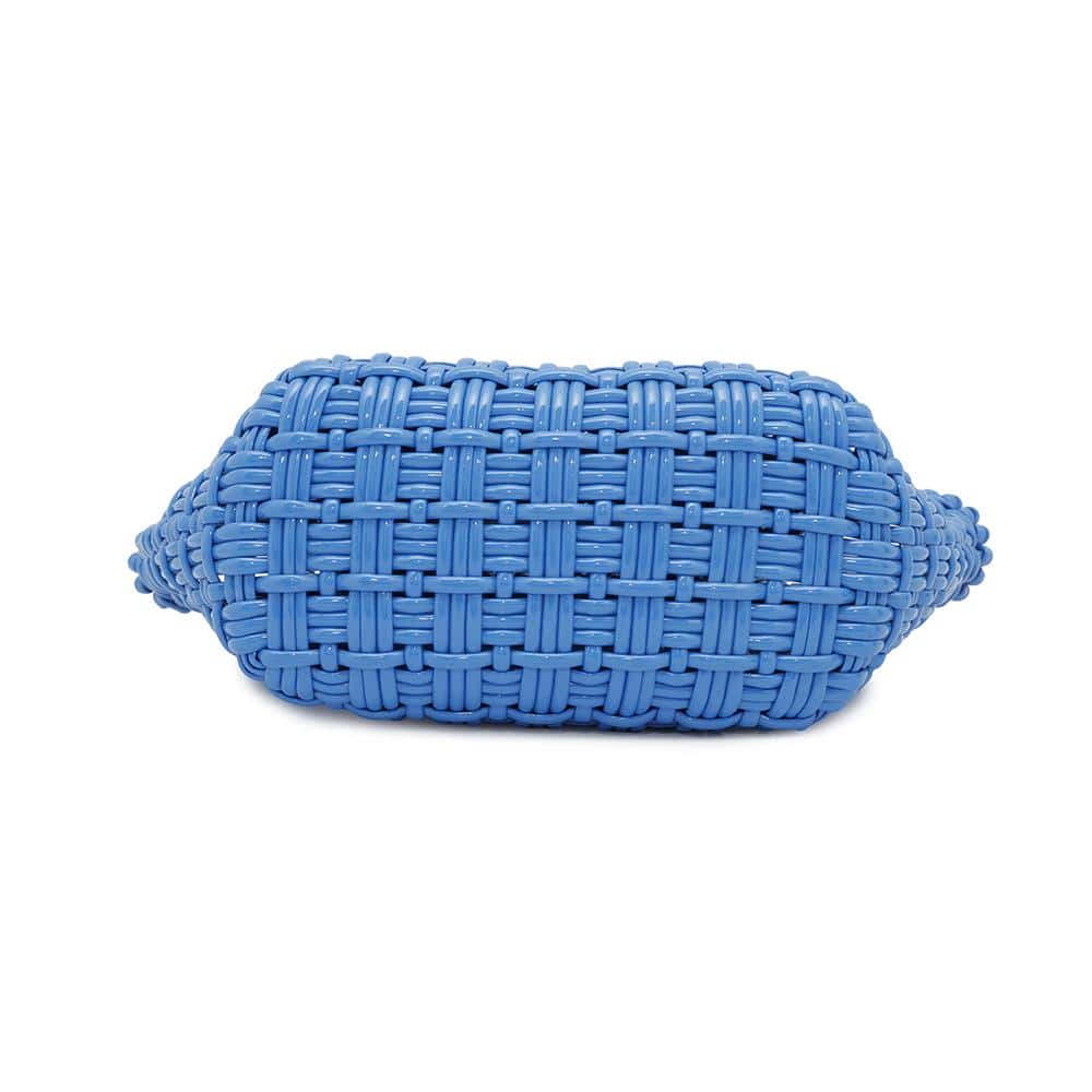 BALENCIAGA Bistro 2WAYBag Blue671342 Patent Leather Size XS