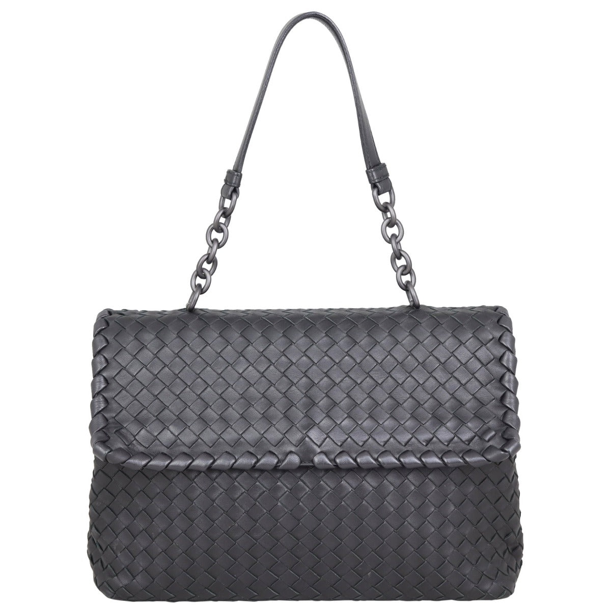Bottega Veneta Intrecciato Olimpia Top Handle Medium