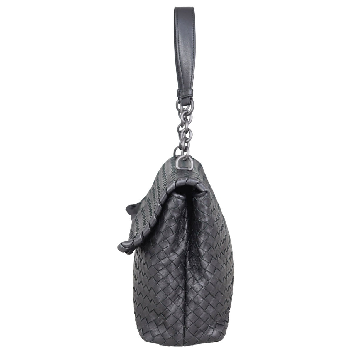 Bottega Veneta Intrecciato Olimpia Top Handle Medium