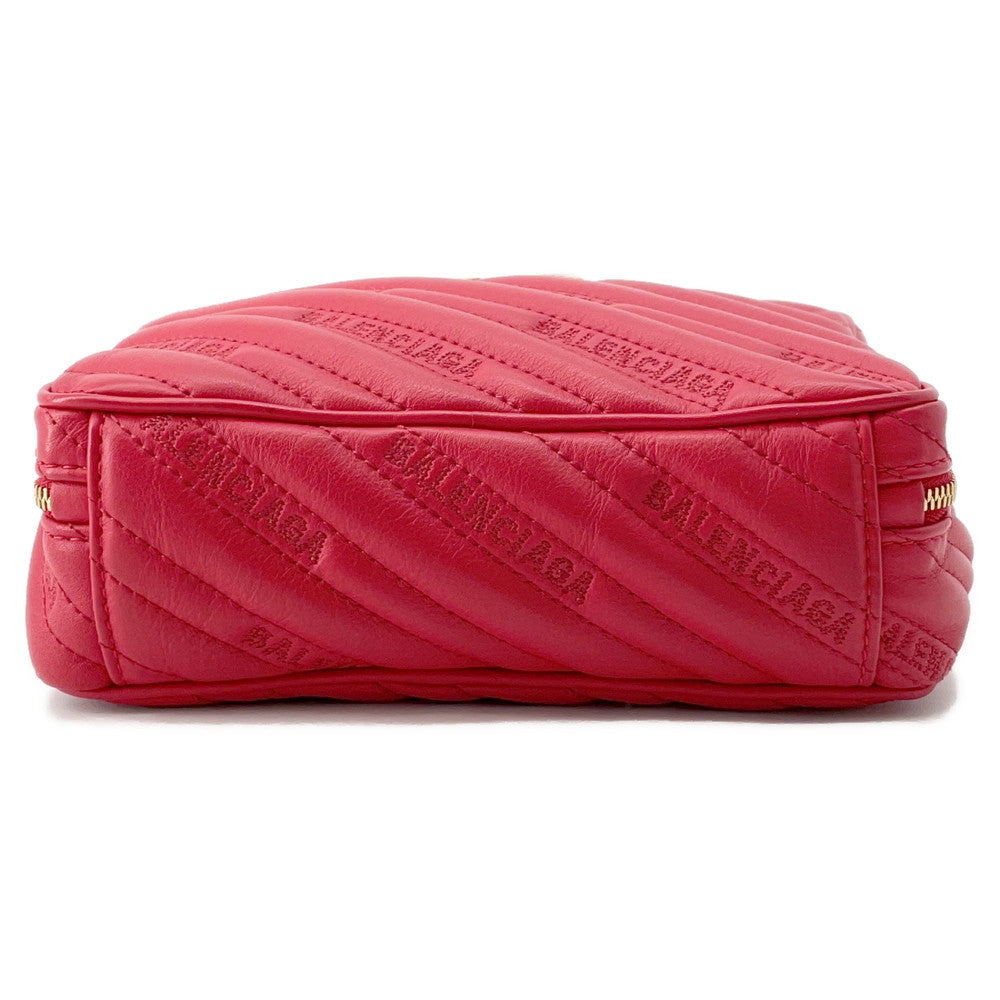 BALENCIAGA BBReporter ChainShoulder Red526678 Leather Size XS