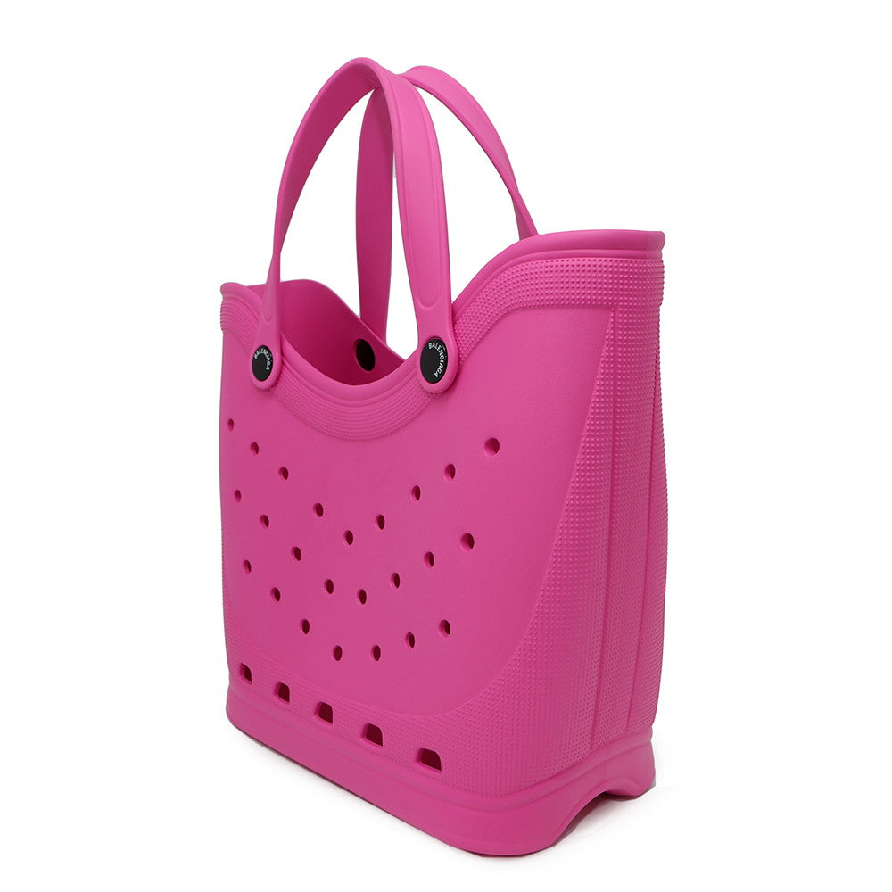 BALENCIAGA Crocs Bag Pink702266 Rubber Size Large