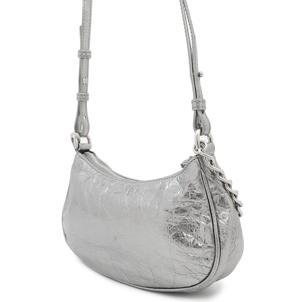 BALENCIAGA luka goal Silver695814 Leather Size Mini