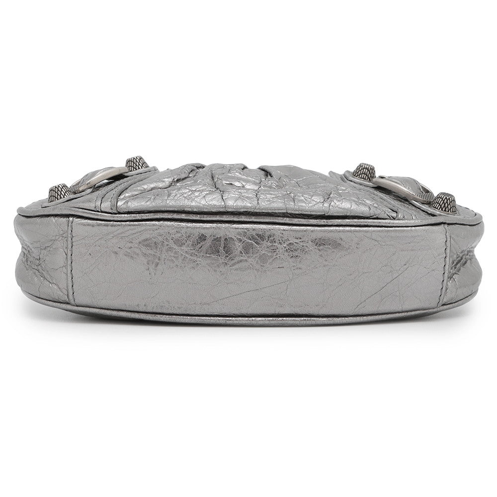 BALENCIAGA luka goal Silver695814 Leather Size Mini