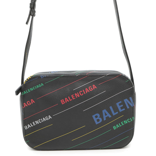 BALENCIAGA Everyday Camera Bag Black552370 Leather