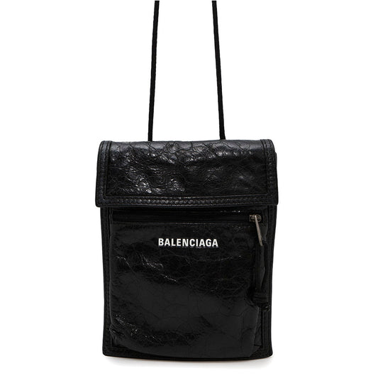 BALENCIAGA Explorer ShoulderPouch Black532298 Leather
