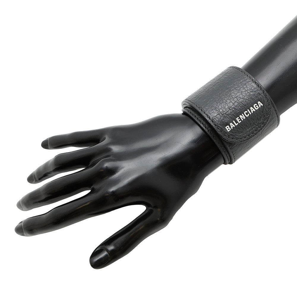 BALENCIAGA Bracelet Gray483272 Leather