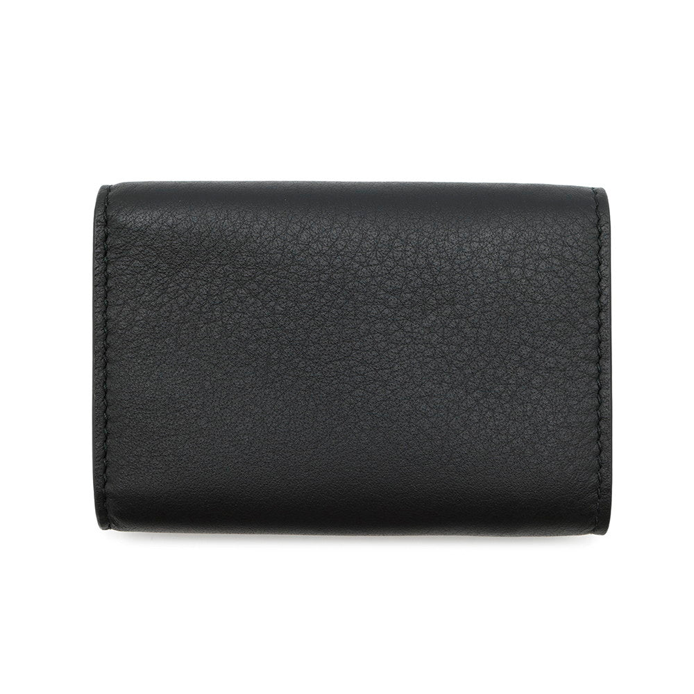 BALENCIAGA Everyday Tri-fold Wallet Black505055 Leather