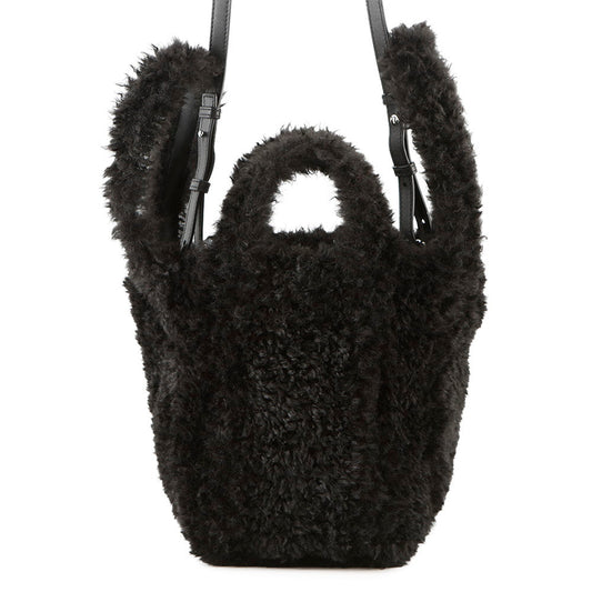 BALENCIAGA Everyday North South Tote Bag Black672793 Boa Leather Size XS