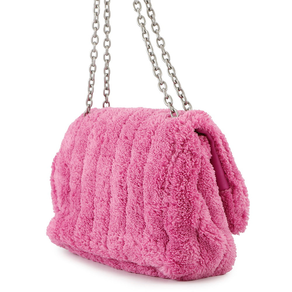BALENCIAGA Monaco Quilted Chainshoulder Bag Pink7816722 Fabric