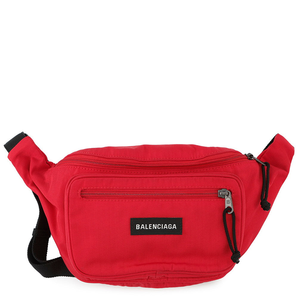 BALENCIAGA Explorer Crossbody Bag Red482389 Canvas