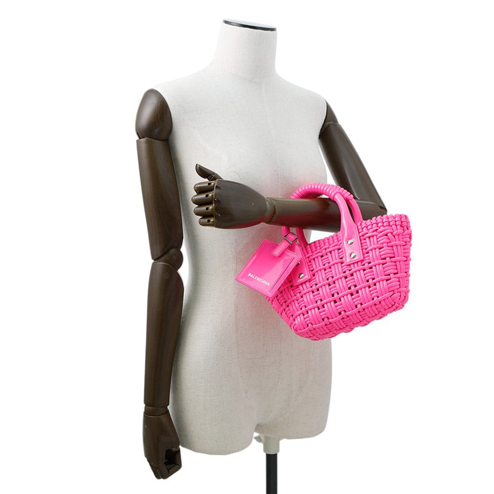 BALENCIAGA Bistro 2wayBag Flow Pink678028 Patent Leather Size XXS