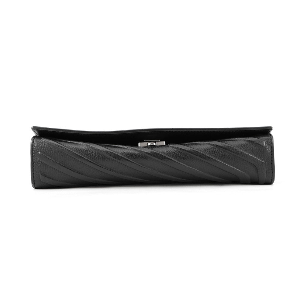 BALENCIAGA Calf Wrap Shoulder Bag Black679465 Leather
