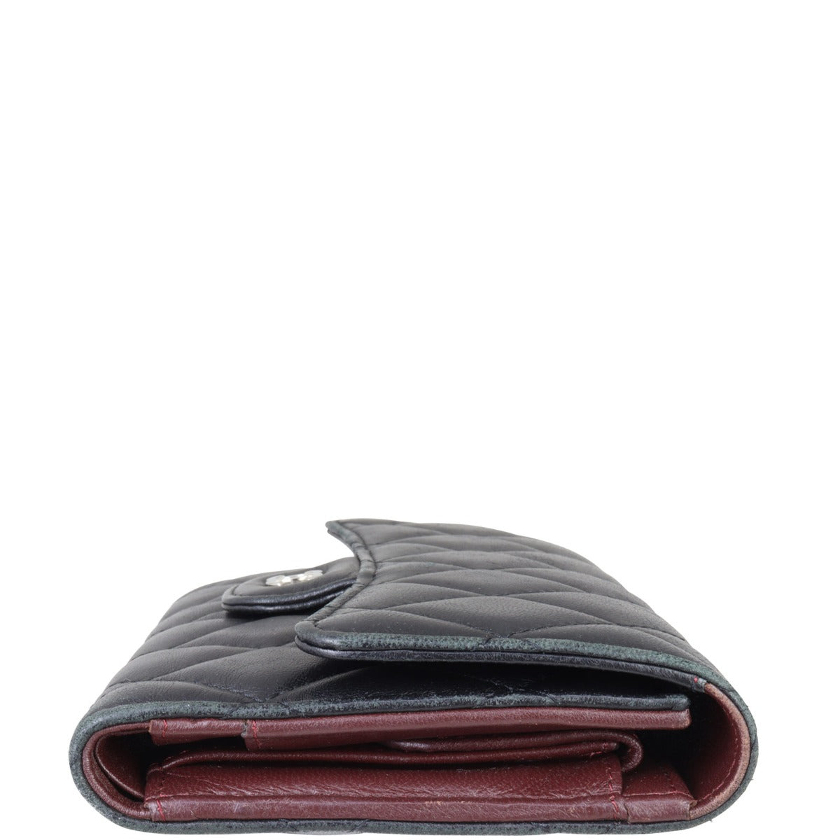 Chanel Classic Flap Long Wallet | Black Lambskin