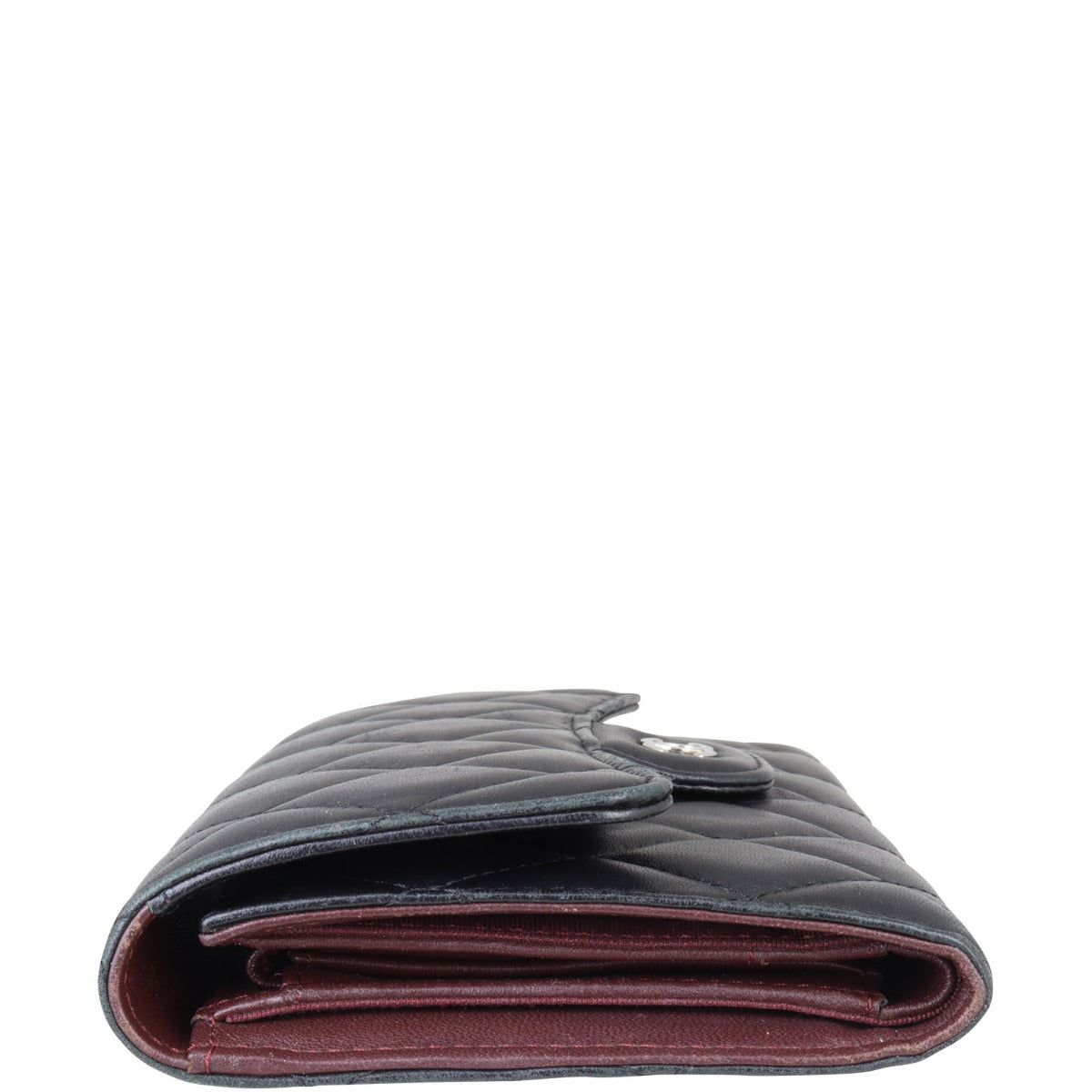 Chanel Classic Flap Long Wallet | Black Lambskin
